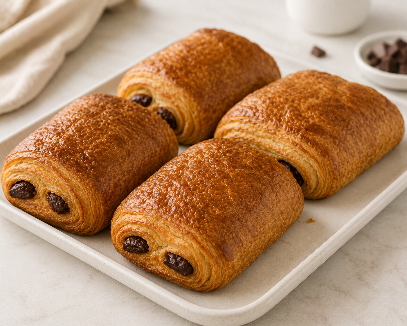 Croissant Chocolate Rectangle