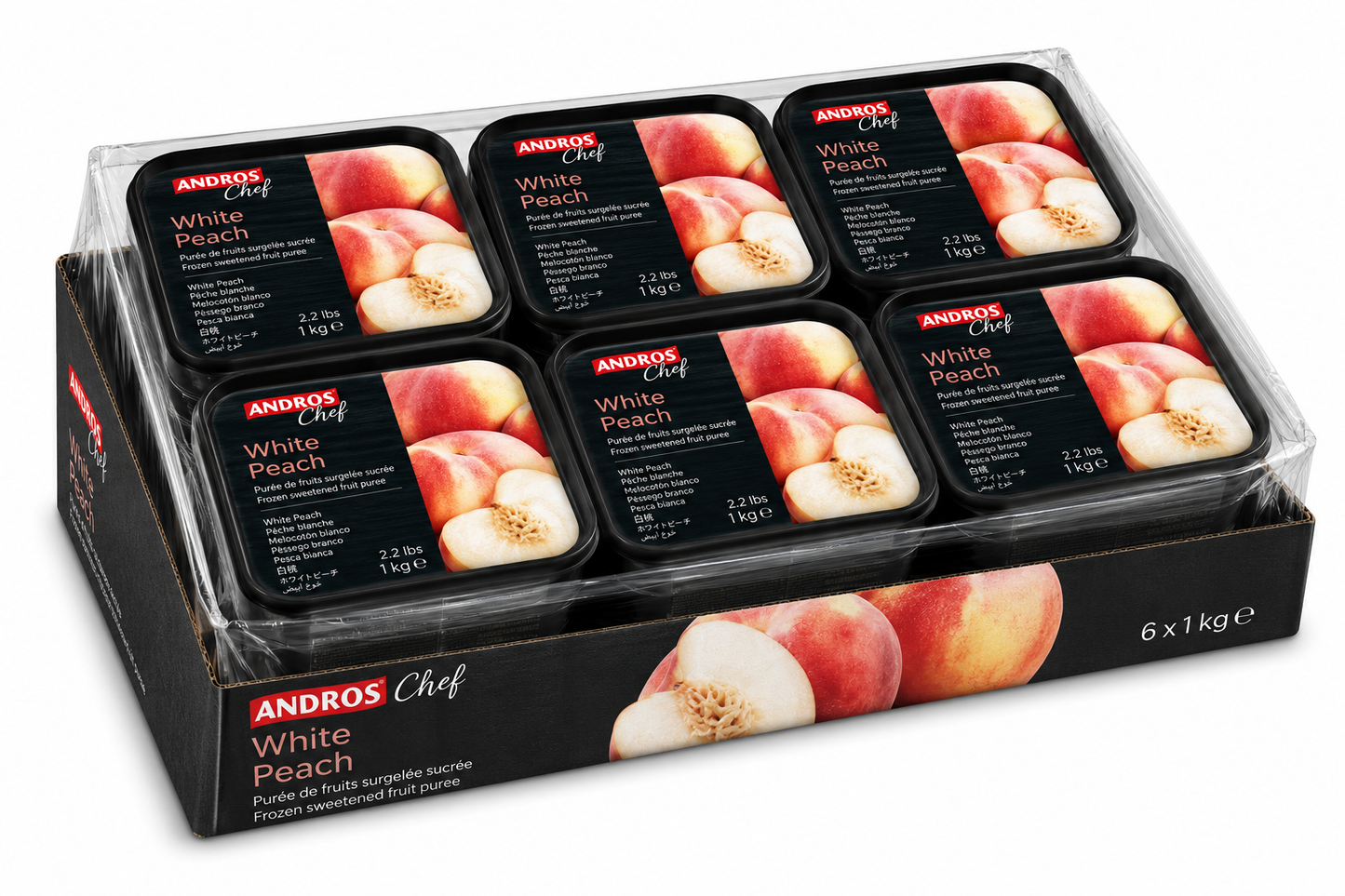 Frozen White Peach Puree