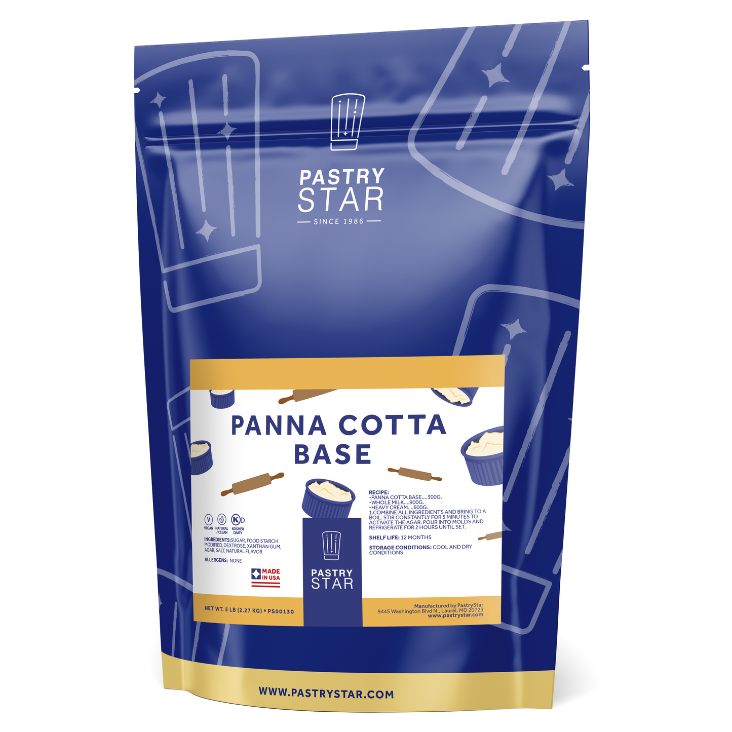 PastryStar Panna Cotta Base 10lbs.