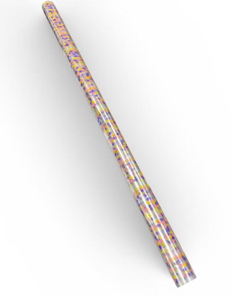 40" x 100' Pink Tulips Cellophane Roll
