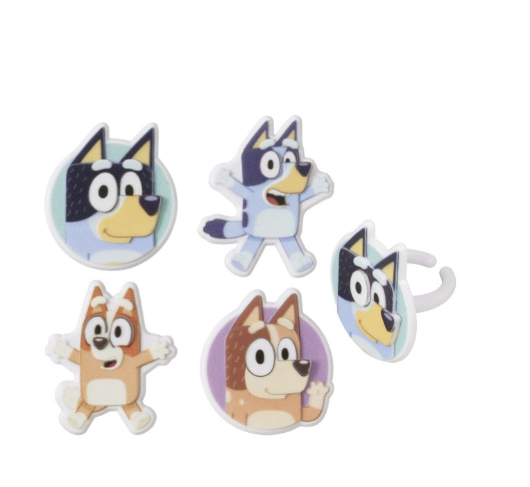 DecoPac Bluey So Much Fun Rings 72 PCS