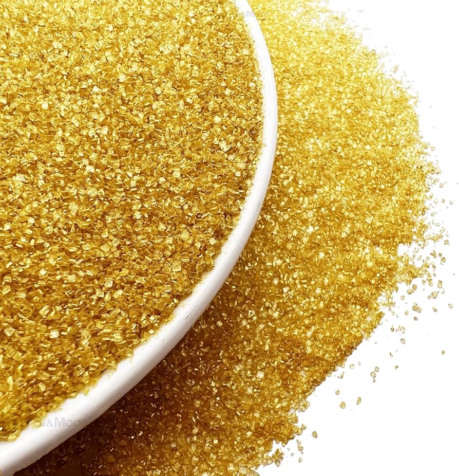 Gold Sanding Sugar 8 LB