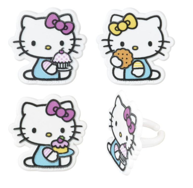 DecoPac Hello Kitty and Mimmy Rings 72 PCS