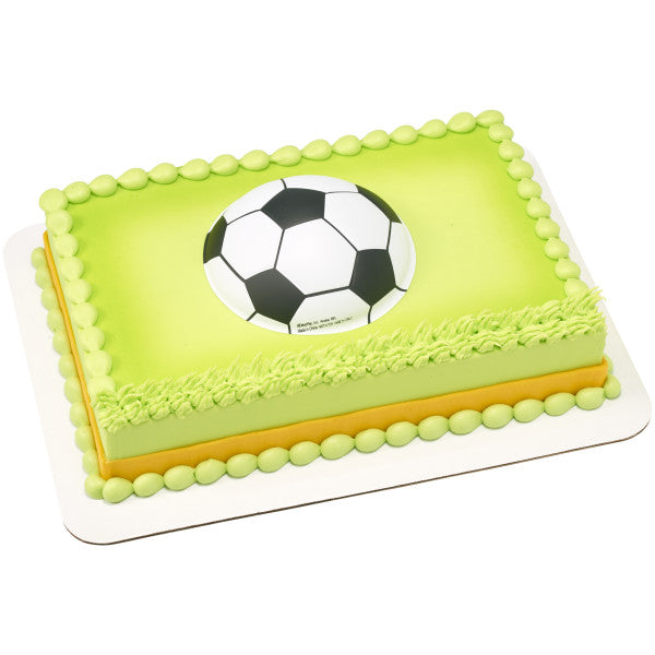 DecoPac Soccer Ball Pop Tops 36pc Bag Cake Decorations