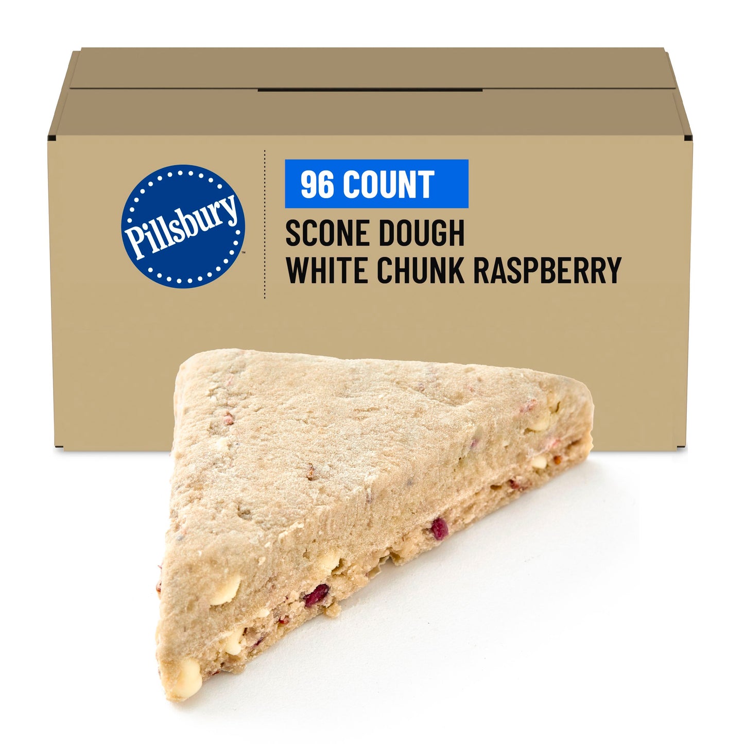 Pillsbury Raspberry White Chocolate Scones 96 Count