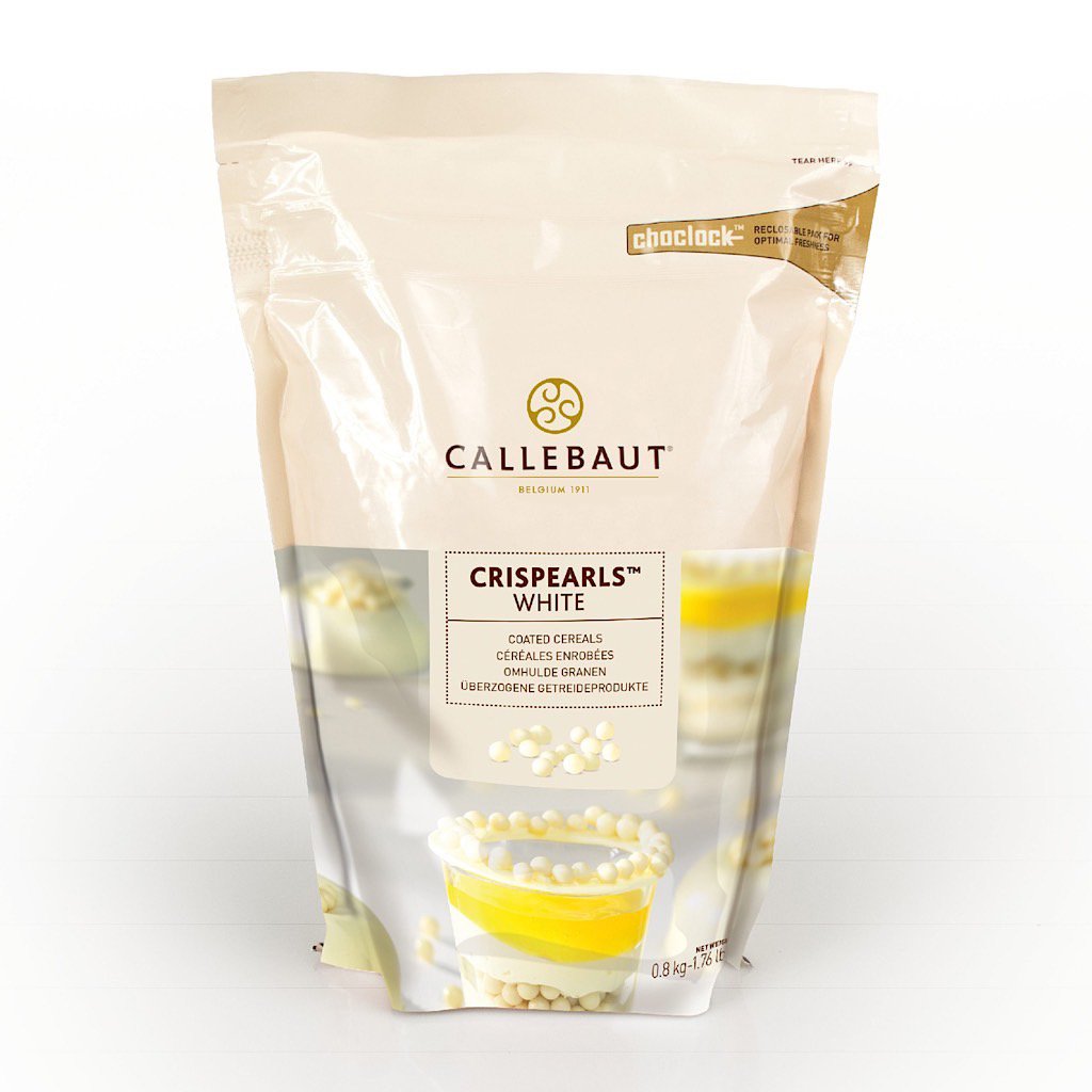 Crispearls White - Biscuits Coated with White Chocolate.