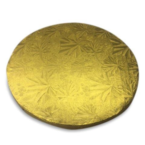 Round Gold Cake Drums 1/4" Thick - 7"