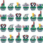 2026 Soccer Party Festival 48pc Cake Decoration Box
