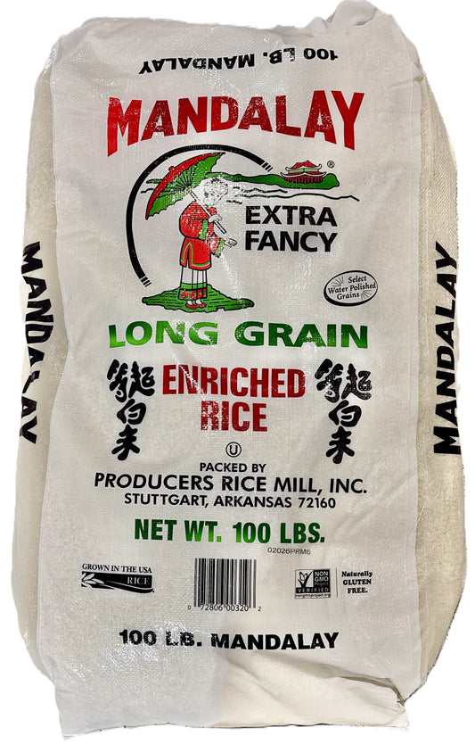 Extra Long Grain Rice 4% - 100 LB.