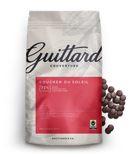 Guittard -  Couverture Bittersweet Coucher du Soleil 72% Cacao - 25lbs