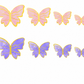 Cupcake Topper PinkPurple Butterfly 60 PCS
