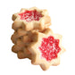 Cherry Snowflake Cookies