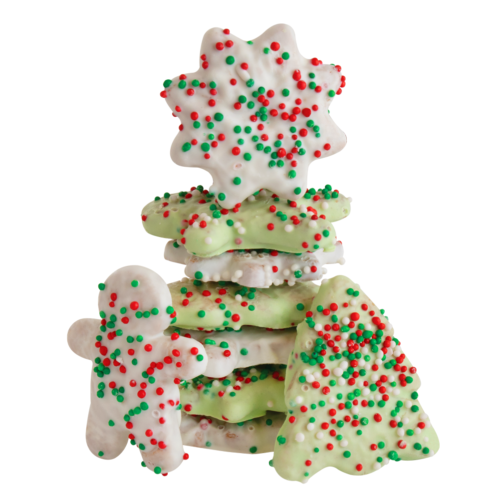 Christmas Mini Frosted Cookies