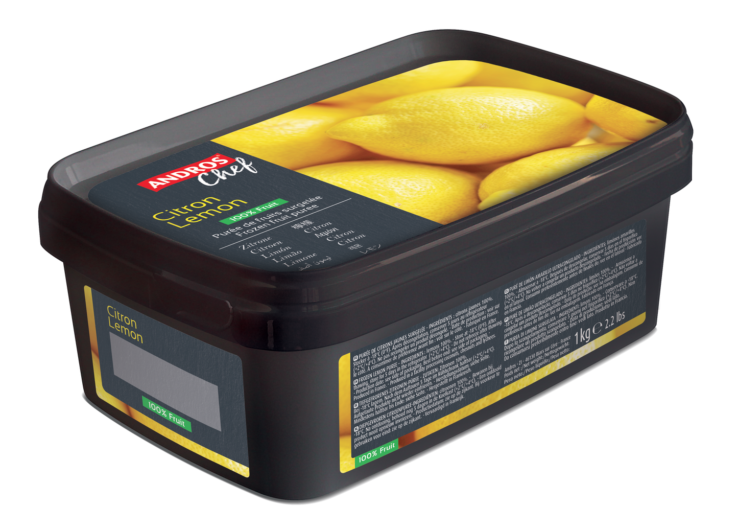 Frozen Yellow Lemon Puree