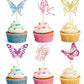 Glitter Butterfly Cupcake To 24 PCS