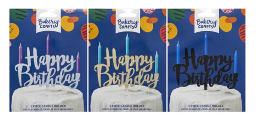 Happy Birthday Candle Holder