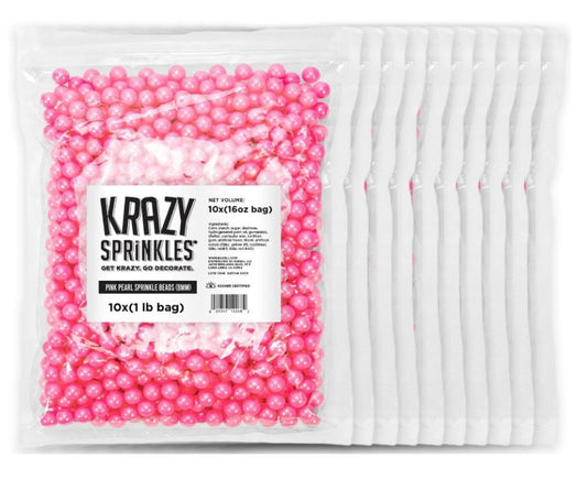 Hot Pink Sugar Pearls