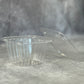 16 oz Clear Plastic Container with Lid - 250 Pieces