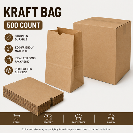 10 lb Kraft Bag - 500 Count