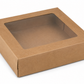 10X10X2.5 Kraft Window Box 24233K