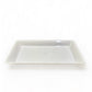 18" X 12" White Rectangular Catering Tray - 20 Qty
