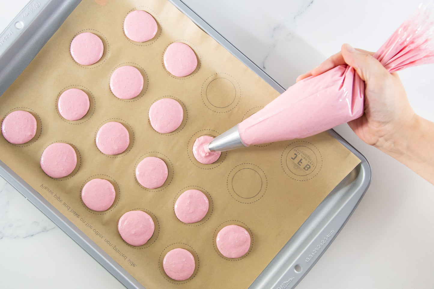 French Macaron Baking Kit with Raspberry Preserves