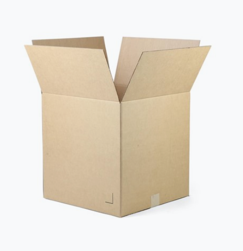 #36 Square Corrugated Box 16X12X8 - 25 Pieces