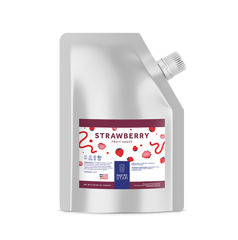 PastryStar Strawberry Fruit Sauce 6/2lbs