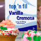 Hanan Top N' Fill Vanilla Cremosa 4 -1 gal