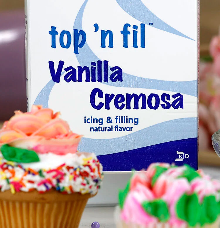 Hanan Top N' Fill Vanilla Cremosa 4 -1 gal