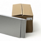 1/4" Square Silver Foldover -13-3/4X9-3/4- 100 Pieces