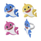DecoPac Baby Shark Mommy Daddy Baby Rings 72 PCS