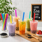 Wide Smooth Bubble Tea Straws 2,400 Count