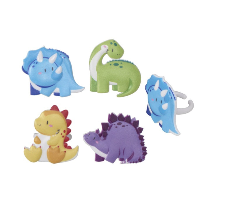 DecoPac Cutsie Dinosaurs Rings 144 PCS