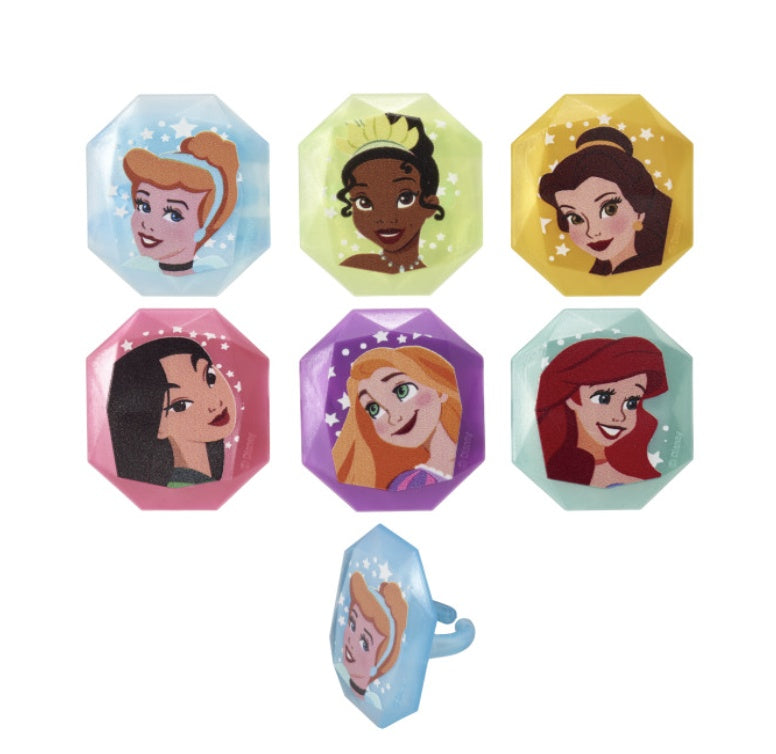 DecoPac Disney Princess Character Rings 144 PCS