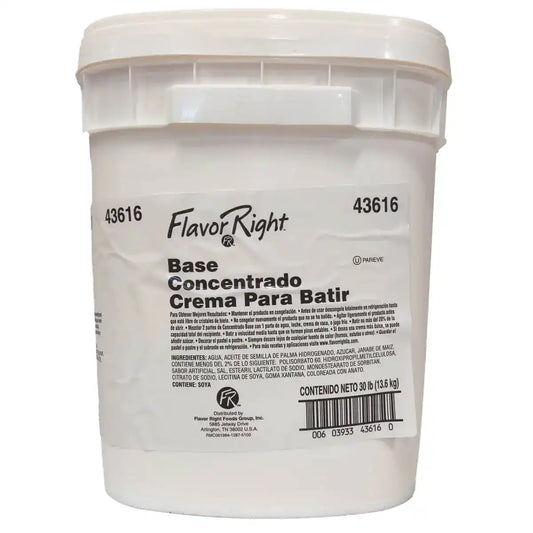 Flavor Right Base Concentrate 43616 30 LB