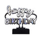 DecoPac Happy Birthday Neon Sign LayOns, 12 Pieces
