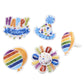 DecoPac Happy Birthday Cupcake Rings 144 PCS