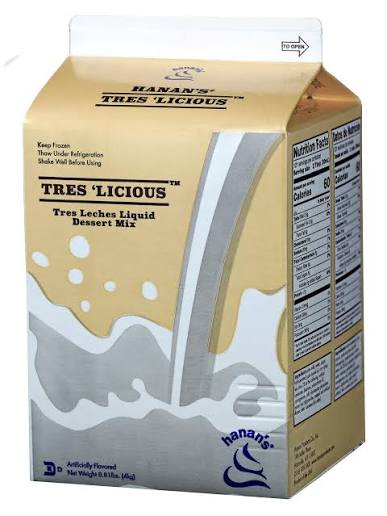 Hanan Tres Leches White Box 4 - 1 gal