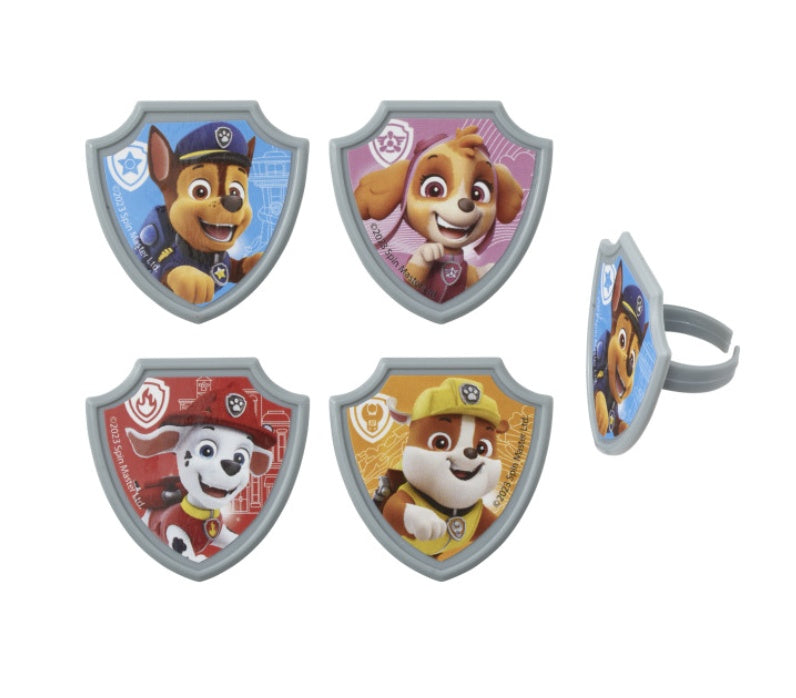 DecoPac Paw Patrol Reporting for Duty Rings 144 PCS