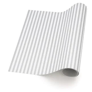 Amerifilm Silver Stripes Cellophane Roll 40"X100'