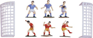 Soccer Set with Goals 12 Pcs Cake Decoration Box