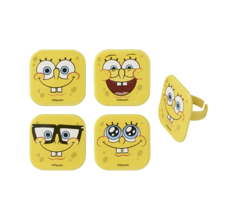 DecoPac SpongeBob Mood Faces Rings 144 PCS