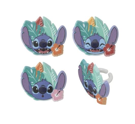 DecoPac Disney Stitch Ohana Energy Rings 72 PCS
