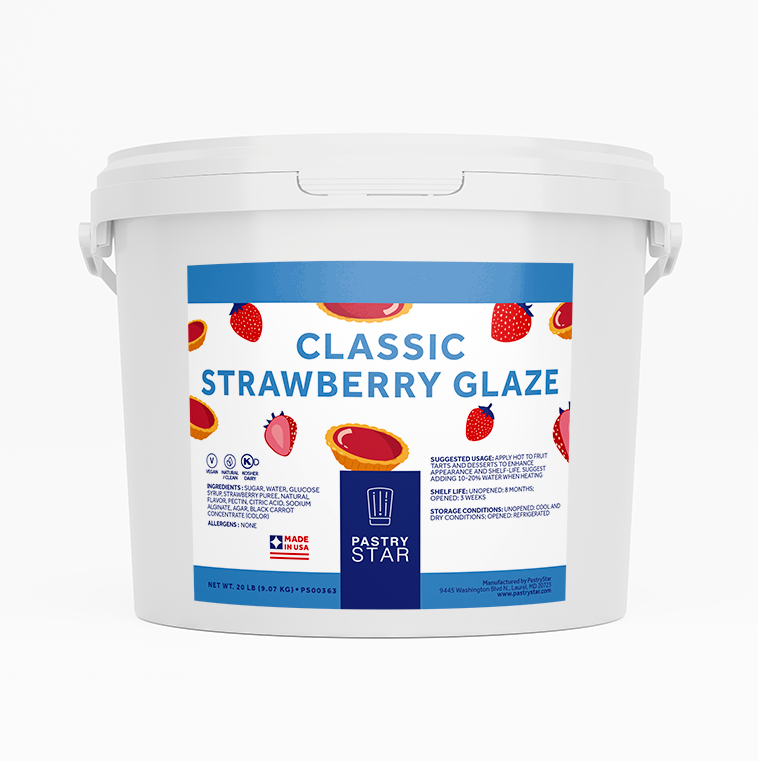 PastryStar Classic Strawberry Glaze 20lbs.