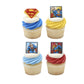 DecoPac Superman Cupcake Rings - 72 Pieces