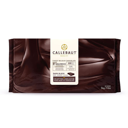 Dark Chocolate Couverture Blocks - 54% Cacao (Maltitol) (special order)