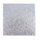 Square Silver Cake Drums - 20" x 20"