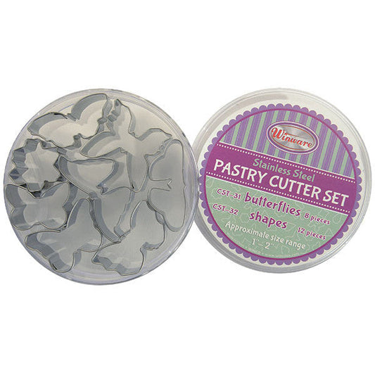 Butterflies Cookie Cutters - Pack of 8
