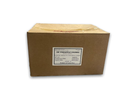 Frozen Pineapple Chunks 22 lbs